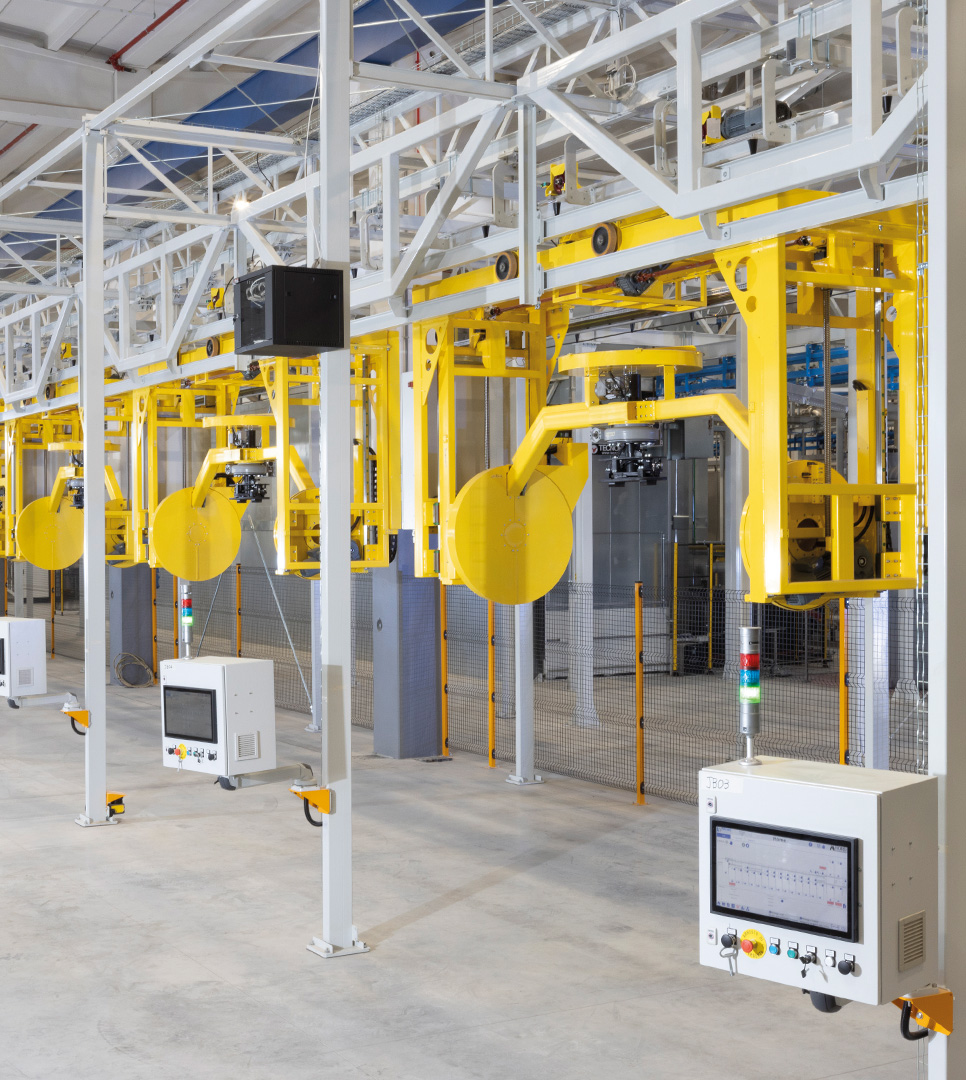 From a manual to a fully automated production line with 13 work stations.